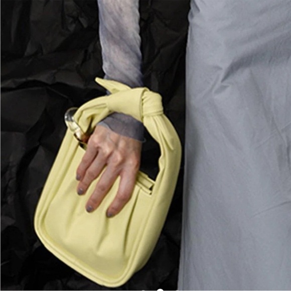 RARE! Songmont Small Wonton Bag Yellow - Picture 3 of 12